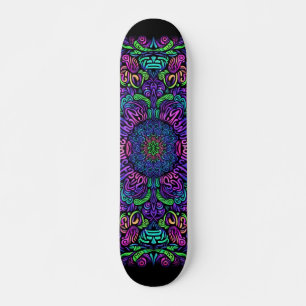 Blacklight Graffiti Musterskateboard Skateboard