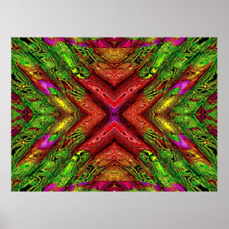 Blacklight Poster der 70er Jahre