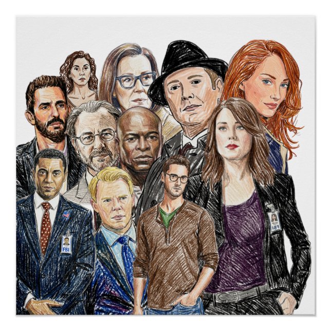 Blacklist - Collage Poster (Vorderseite)