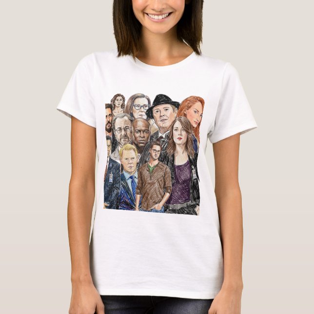 Blacklist - Collage T-Shirt (Vorderseite)