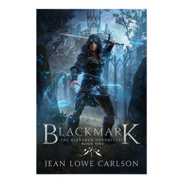 Blackmark Glossy Book Cover Art Poster (Vorderseite)