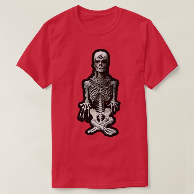 BlackMetal Homunculus Skeleton Artwork 1 T-Shirt (Design vorne)