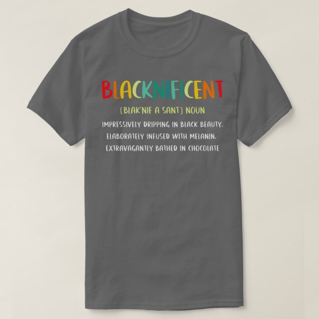 Blacknificent Definition 1 T-Shirt (Design vorne)
