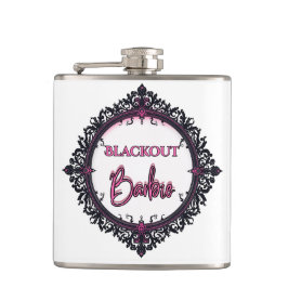 Blackout Barbie-Flasche | Geschenk für eine dunkle Flachmann