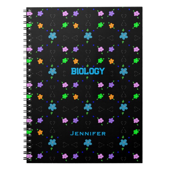 Blackout Daisy Klassisches Notizbuch Notizblock (Vorderseite)