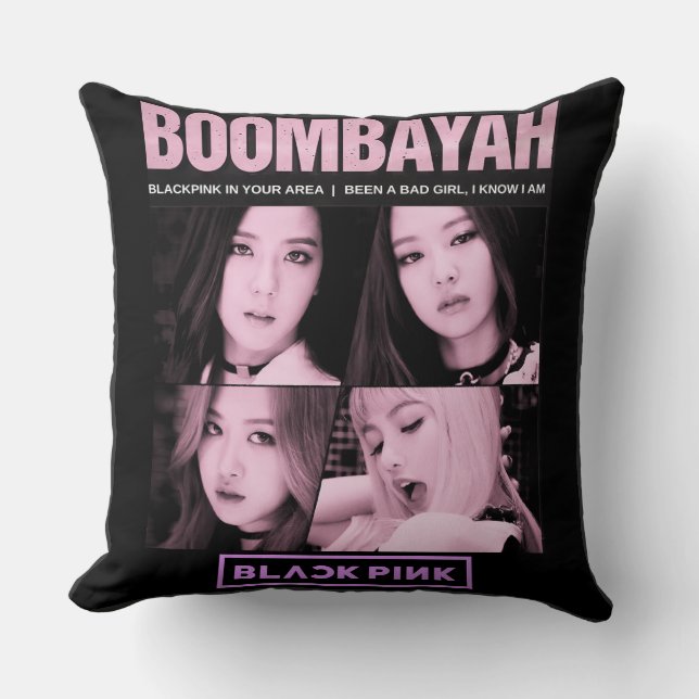 BlackPink BoomBayah Kissen (Vorderseite)