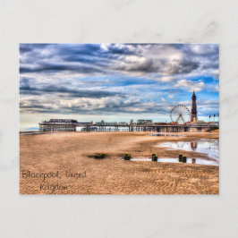 Blackpool Beach Postkarte