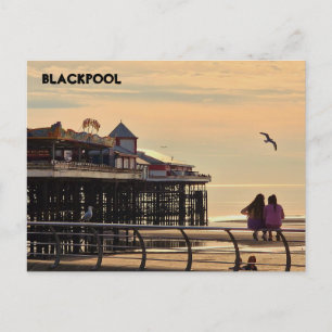 Blackpool Beach Postkarte