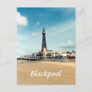 Blackpool Feiertagspostkarte