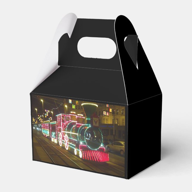 Blackpool Illuminations Tram Train Favor Box Geschenkschachtel (Vorderseite)