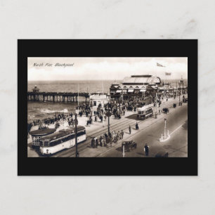 Blackpool, North Pier Postkarte