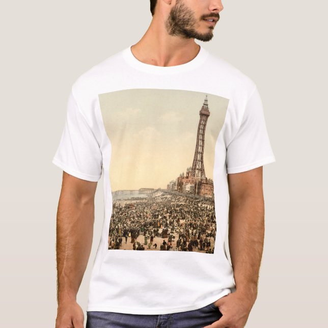 Blackpool Tower III, Lancashire, England T-Shirt (Vorderseite)