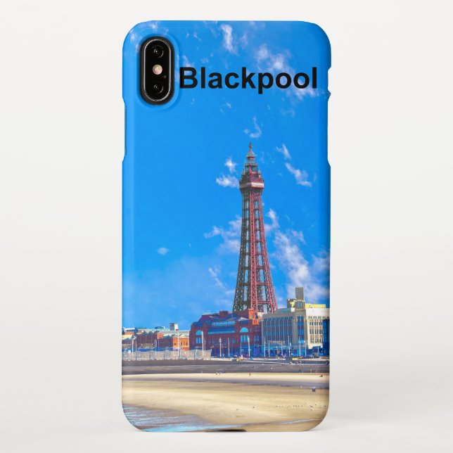 Blackpool Tower iPhone Hülle (Rückseite)