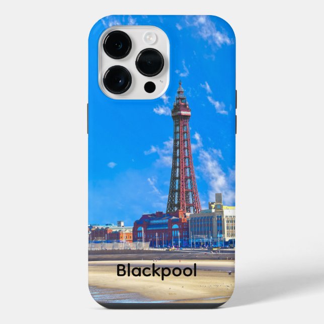 Blackpool Tower iPhone Hülle (Rückseite)