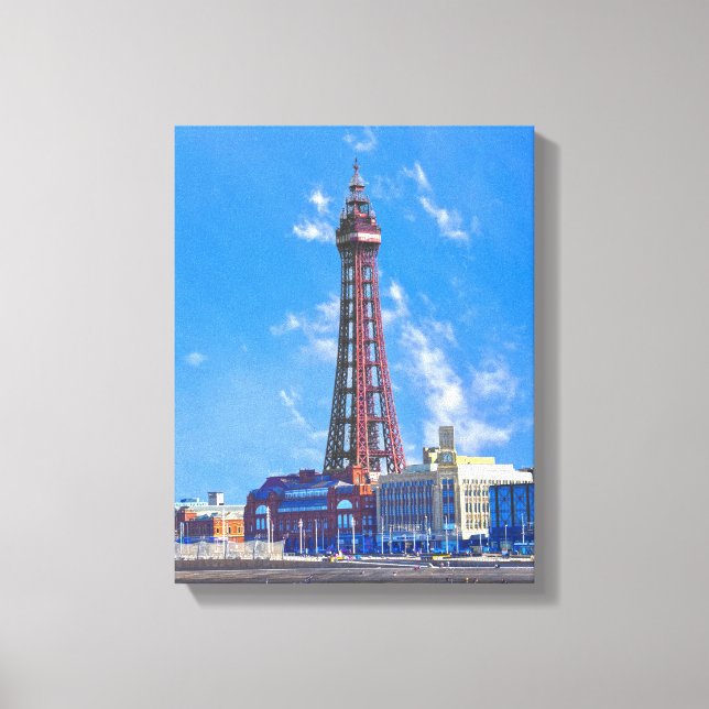 Blackpool Tower Leinwanddruck (Vorderseite)