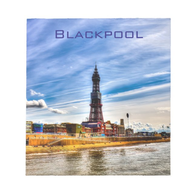 Blackpool Tower Notizblock (Vorderseite)