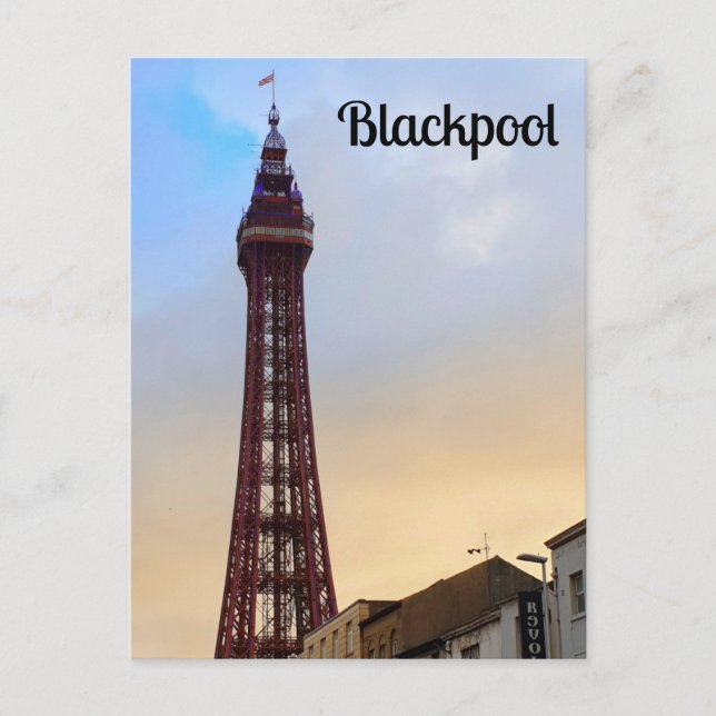 Blackpool Tower Postkarte (Vorderseite)