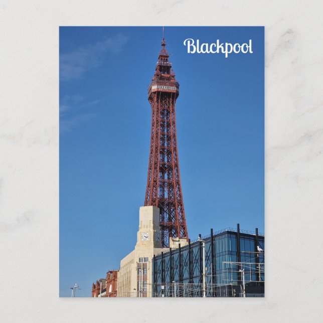 Blackpool Tower Postkarte (Vorderseite)