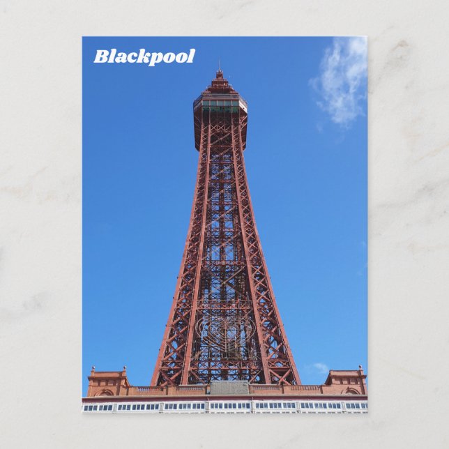 Blackpool Tower Postkarte (Vorderseite)