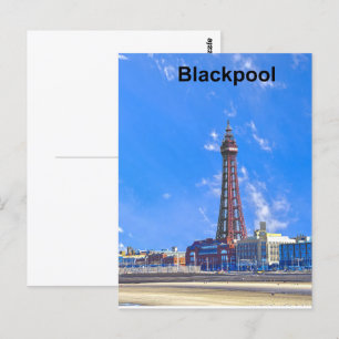 Blackpool Tower Postkarte