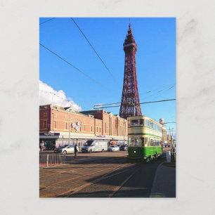 Blackpool Tower. Reise-Postkarte, 2018 Postkarte