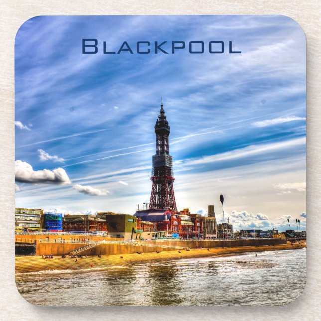 Blackpool Tower Untersetzer (Vorderseite)