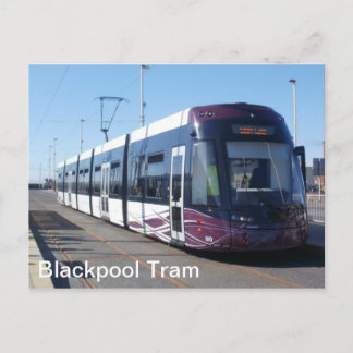 Blackpool Tram Postkarte