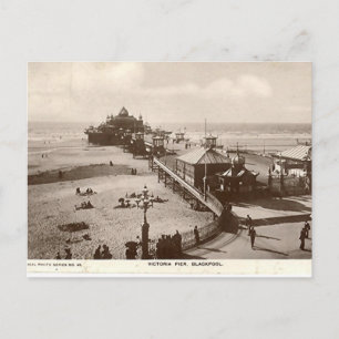 Blackpool, Victoria Pier Postkarte