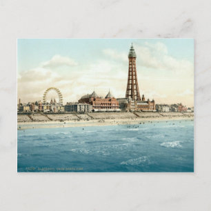 Blackpool vom Nordsee (c.1895) Postkarte