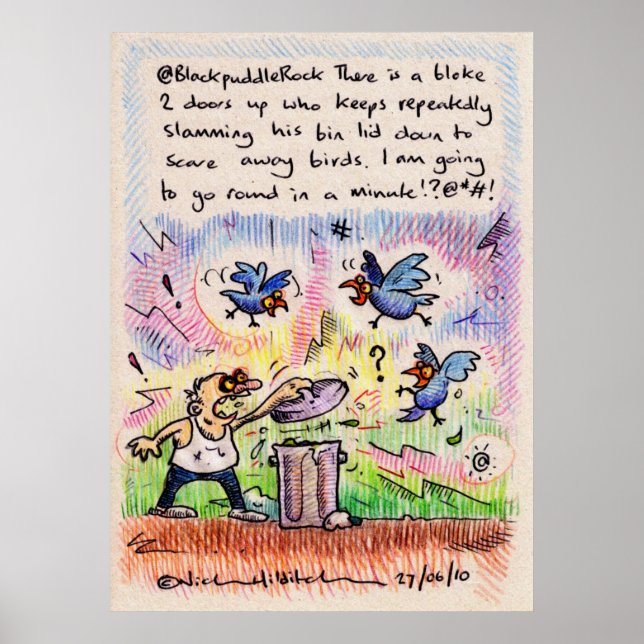 @BlackpuddleRock's irkafirka print Poster (Vorne)