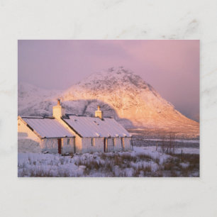 Blackrock Cottage, Glencoe, Highlands, Schottland Postkarte