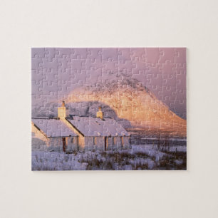 Blackrock Cottage, Glencoe, Highlands, Schottland Puzzle