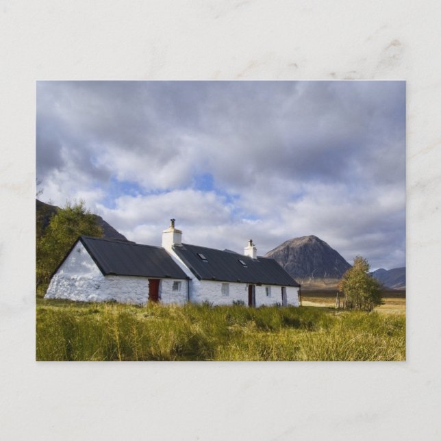 Blackrock-Hütte, Glencoe Postkarte (Vorderseite)