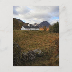 Blackrock Hütte, Glencoe, Schottland Postkarte