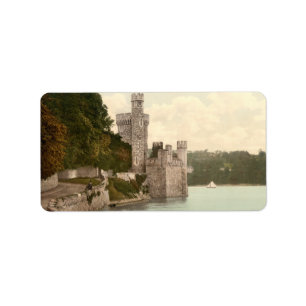 Blackrock Schloss-Korken Irland Adressaufkleber