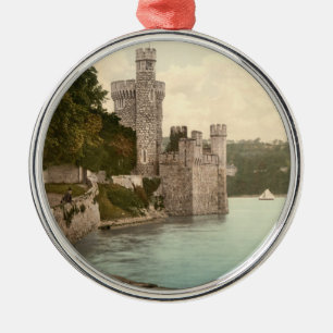 Blackrock Schloss-Korken Irland Silbernes Ornament