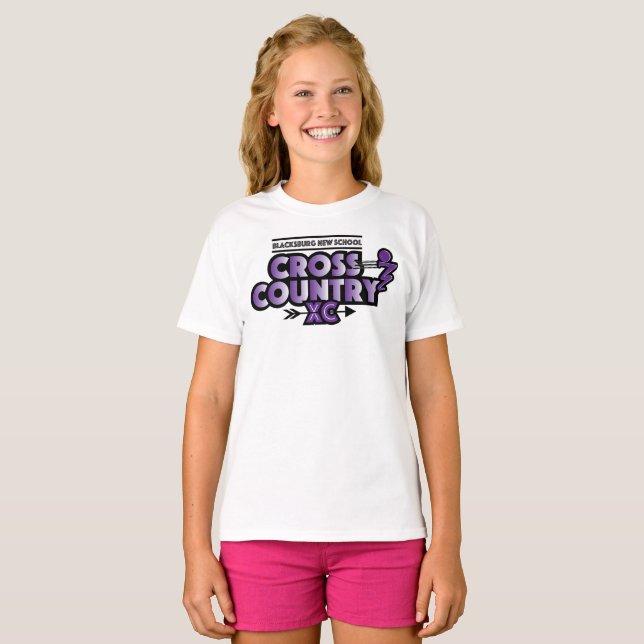 Blacksburg New School Cross Country Youth T - Shir T-Shirt (Vorne ganz)