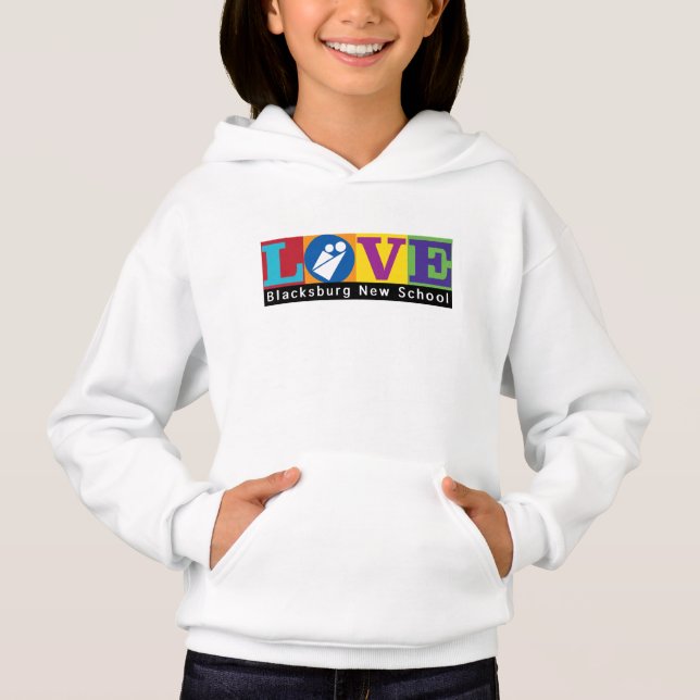 Blacksburg New School Merch Youth Hoodie  (Vorderseite)