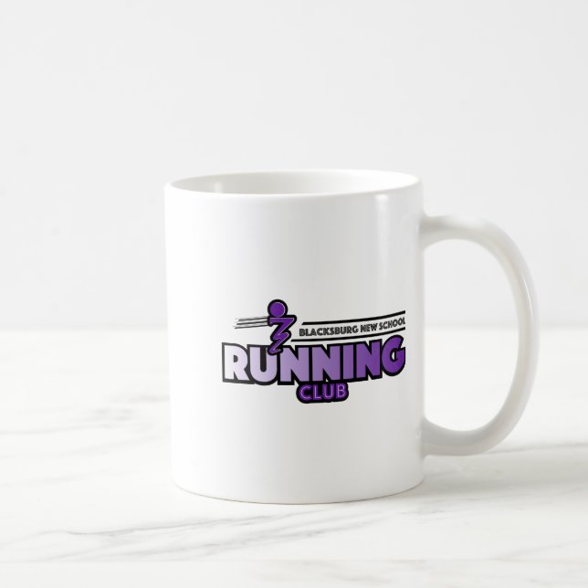 Blacksburg New School Running Club  Kaffeetasse (Rechts)