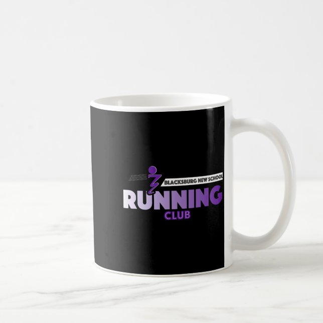 Blacksburg New School Running Club  Kaffeetasse (Rechts)