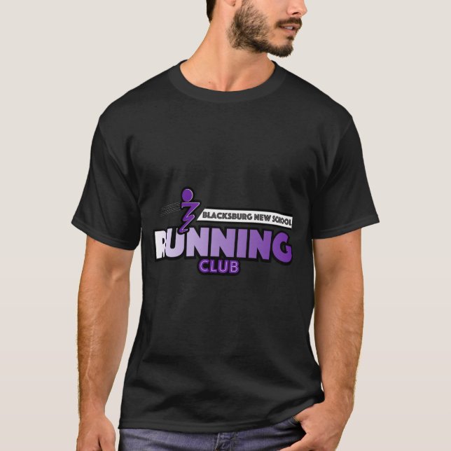 Blacksburg New School Running Club  T-Shirt (Vorderseite)