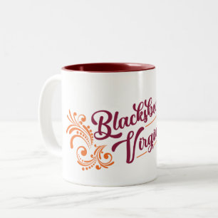 Blacksburg, Va-Tasse Zweifarbige Tasse