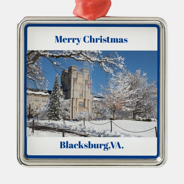 Blacksburg, VA VA Tech, Weihnachtsschmuck (Vorne)