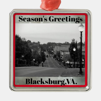 Blacksburg, VA.Weihnachtsschmuck Ornament Aus Metall