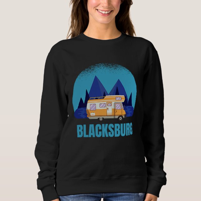 Blacksburg Virginia Camp Motorhome RV VA Caravan M Sweatshirt (Vorderseite)