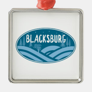 Blacksburg Virginia Outdoor Ornament Aus Metall