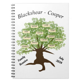 Blackshear - Cooper Family Wiedersehen Notizblock