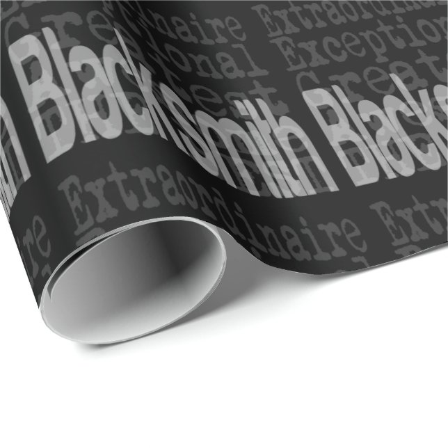 Blacksmith Extraordinaire Wrapping Paper Geschenkpapier (Rolleneckpunkt)