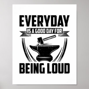 Blacksmith Gift Idea   Schmieden von Anvil Farrier Poster