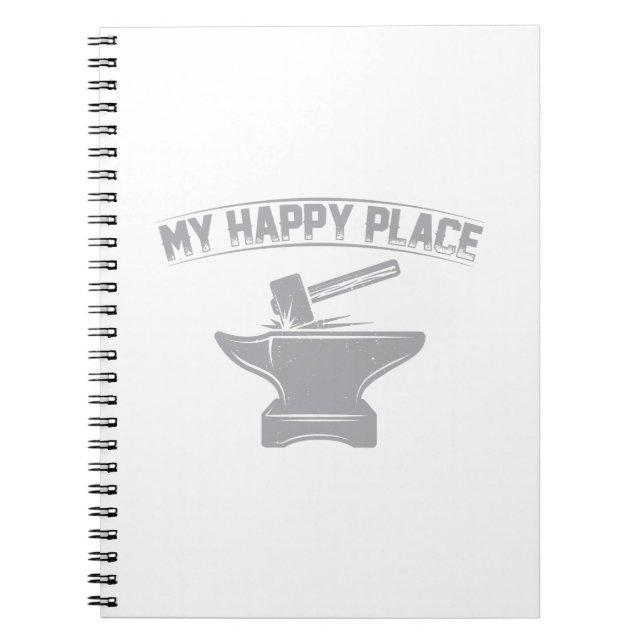 Blacksmith Gifts | Schwarzschmiedekunst Notizblock (Vorderseite)